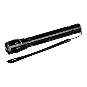 Фонарь светодиодный алюминиевый 1Вт Smartbuy 2AA, черный, SBF-600-K, 1/120