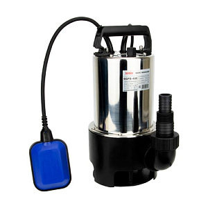 Насос дренажный для грязной воды JEMIX фекальный SGPS-400/ ФНН-125-5 корпус НЕРЖ. сталь, 1/4