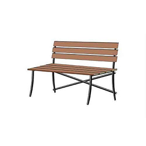 Скамейка дачная 890х1400х615 мм 1,4м, не окрашена, LAKSI, 1/1