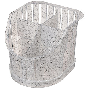 Сушилка для столовых приборов Homver Verona, 160х142х128 мм, 4х-секционная, гранит светло-серый