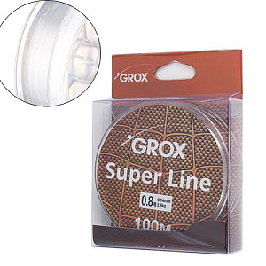 Леска GROX Super Line Универсальная 0,14х100м, 4,7кг 1/500