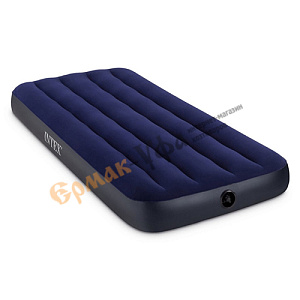 Кровать матрас FIBER-TECH, 76Х191Х25 СМ, INTEX CLASSIC DOWNY CОТ, 64756, 1/6
