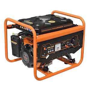 Генератор бензиновый CARVER PPG- 1200, LT-156F, 0,9/1, 05кВт, 220В, бак 6 л