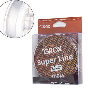 Леска GROX Super Line Универсальная 0,22х100м, 6,5кг 1/500