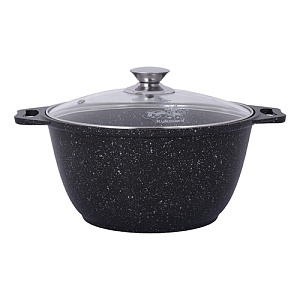 Кастрюля 3,0 л, со стеклянной крышкой, АП кмт32а KUKMARA, 1/3