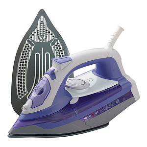 Утюг MAXTRONIC MAX-YB-CR207/PG, 2600 Вт, сиреневый+серый+белый