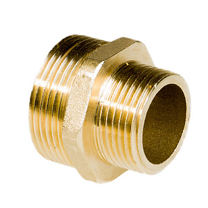 Бочонок 1х1, 1/4, латунь, соединит. ниппель, LEXLINE, Пенза, 1/25