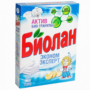 Порошок стиральный Биолан АВТОМАТ 350гр Эконом эксперт, 24/24