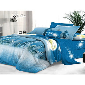 Комплект постельного белья Sateen De Luxe 1,5 спальный, урбан