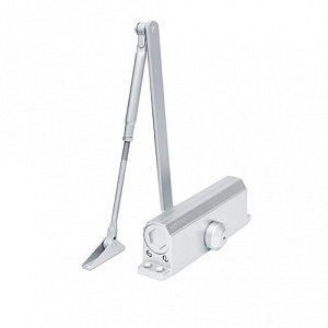 Доводчик дверной NOTEDO DC-100-I WHITE до 120кг белый легкий характер, 1/10