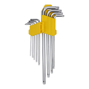 Ключ набор TORX профиль, 9пр, 90х20мм-220х50мм, 1/60