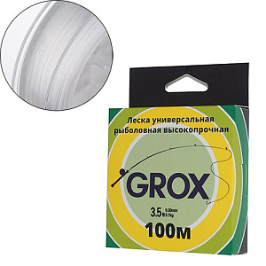 Леска GROX Strong Универсальная 0,30х100м, 8,1кг 1/500