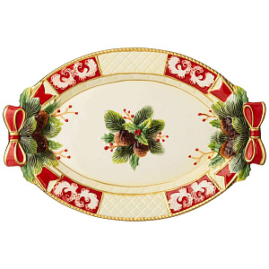 БЛЮДО LEFARD, ЕЛКА, ОВАЛЬНОЕ 43, 5*29*4СМ, КОР=6ШТ.