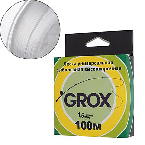 Леска GROX Strong Универсальная 0,20х100м, 5,5кг 1/500