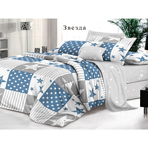 Комплект постельного белья Domovita Евро, звезда