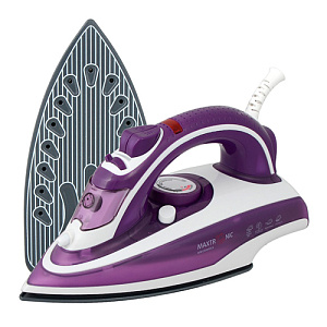 Утюг MAXTRONIC MAX-YB-CR01/PP, 2200 Вт, фиолетовый