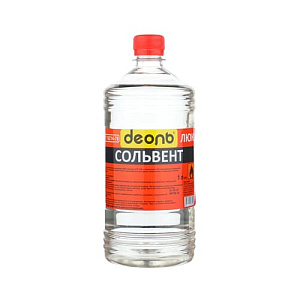 Растворитель Сольвент 1,0л, ДЕОЛЬ, ГОСТ, 15/15