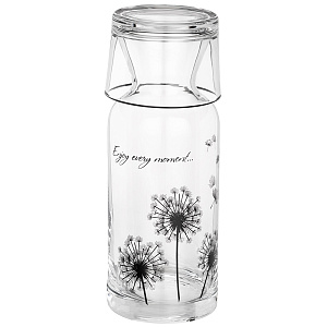 ГРАФИН С КРЫШКОЙ/СТАКАНОМ, DANDELION, 700МЛ