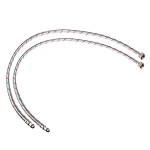 Подводка гибк для смес. 100см Г1/2, М10, пара, FRESSO, 5/50