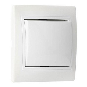 Выключатель СП 1кл. без инд. Smartbuy 250В 10А белый, SBE-01w-10-SW1-0, Венера, 1/200