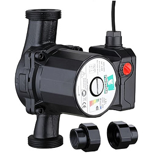 Насос циркул. , отопл. , PUMPMAN TRS25/6-180 с гайками, шнуром и вилкой, медная обмотка