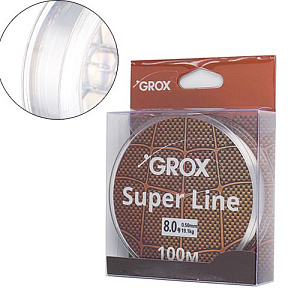 Леска GROX Super Line Универсальная 0,50х100м, 19,1кг 1/500