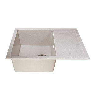Мойка каменная GranAlliance G-25 64х50см, бежевый, 1/1