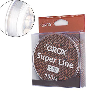 Леска GROX Super Line Универсальная 0,20х100м, 5,9кг 1/500
