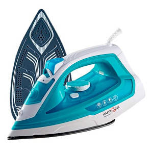 Утюг MAXTRONIC MAX-PL-CR289/BL, 2600 Вт, морская волна+белый