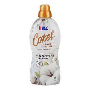 Кондиционер-ополаскиватель для белья Cokel Бимакс 1800 г Sensitive Хлопок и миндаль, 2/4