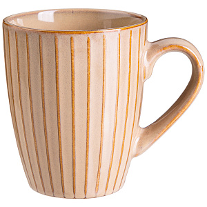 КРУЖКА 365 МЛ, STRIPE COLLECTION, ЦВЕТ:СЛИВОЧНЫЙ МАЛ. УП. = 6 ШТ МИН. ПАРТИЯ