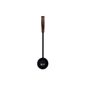 Ковш для бани 0,2л из стали 45см, черный Банные штучки, 1/4