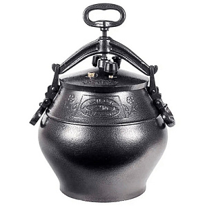 Казан 8,0 л Афганский черный с боковыми ручками, алюминевый Rashko Baba, 1/6