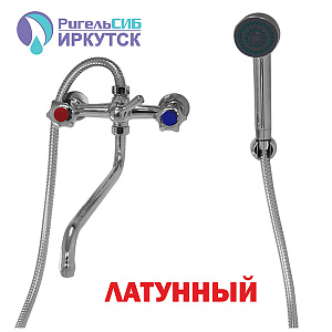 Смеситель для ванны и раковины 1/2 кер Иркутск В-К 54