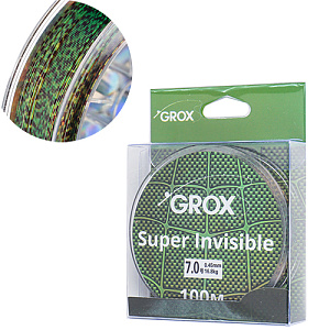 Леска нить GROX Super invisible 3D хамелеон 0,45х100м, 16,8кг1/500