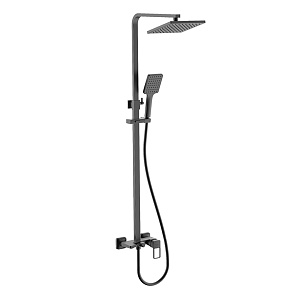 Душевая система 35к IDDIS BILBL1Fi06, Bild, лейка, Тропический душ, Черный