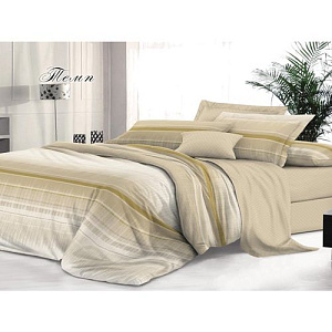 Комплект постельного белья Sateen De Luxe Евро, темп