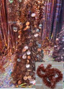 Елка декоративная TINSEL "Изящный блеск" 50 см, Медный