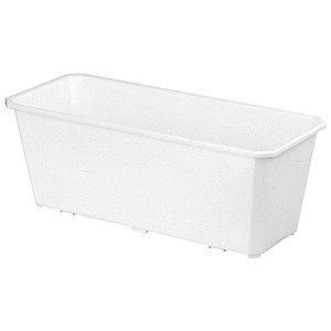 Ящик балконный Homver Basil 221600633/01, мраморный, 40 см