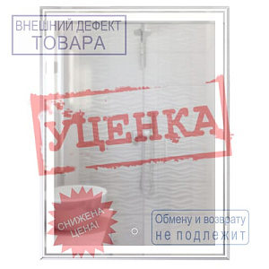 Зеркало MIXLINE Мелис 600*800, ШВ, сенсорный выключатель, светодиодная подсветка УЦЕНКА, скол на углу