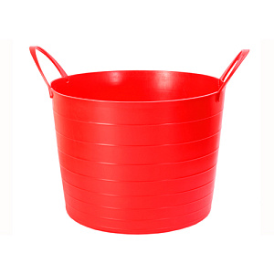 Корзина мягкая 17 л IDEA  М 2880, красная