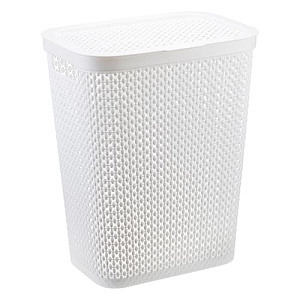 Корзина для белья 35 л IDEA ПИРУЛА М 2614, белая