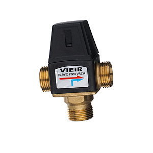 Клапан термостатический смесительный 3/4 35-60C VIEIR VR234, 1/35