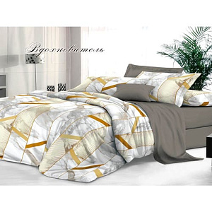 Комплект постельного белья Sateen De Luxe Евро, наволочки 2 шт 50х70 см, вдохновитель
