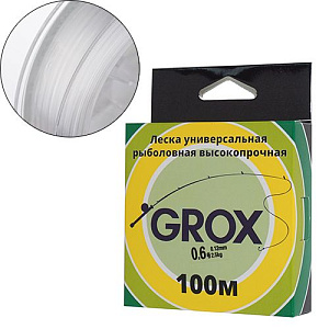 Леска GROX Strong Универсальная 0,12х100м, 2. 5кг 1/500