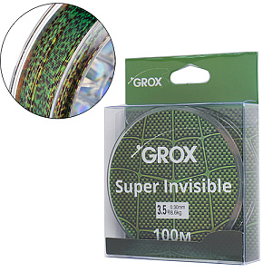 Леска нить GROX Super invisible 3D хамелеон 0,30х100м, 8,6кг 1/500