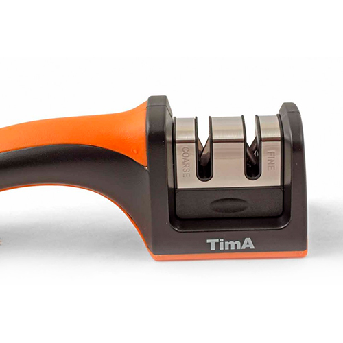 Ножеточка TIMA оранжевая ручка (металл-алмаз)