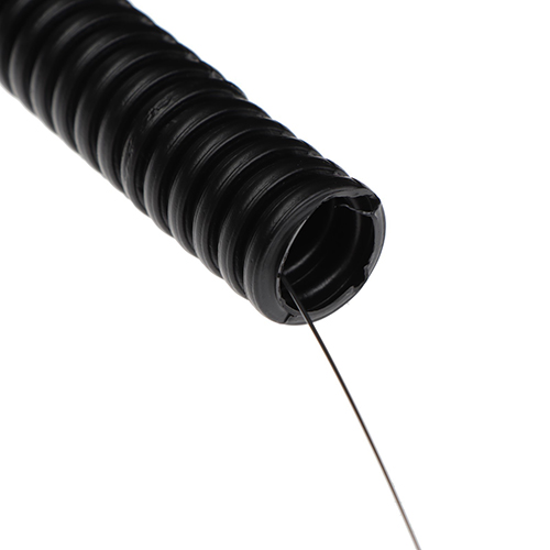 Труба для эл.проводов ПНД 20 мм с протяжкой (черная), 10м (цена за1м)