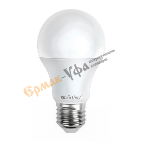 Лампочка светодиодная E27 9Вт 3000К Smartbuy шар