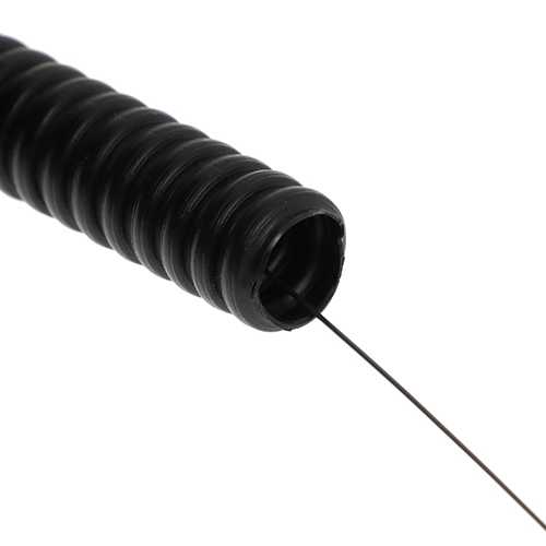 Труба для эл.проводов ПНД 16 мм с протяжкой (черная), 10м (цена за1м)